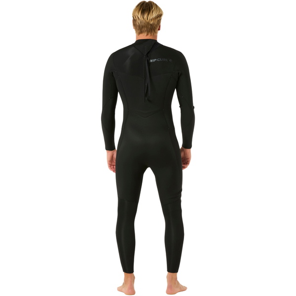 2026 Rip Curl Herre Dawn Patrol 4/3mm Våddragt Back Zip 16TMFS - Black